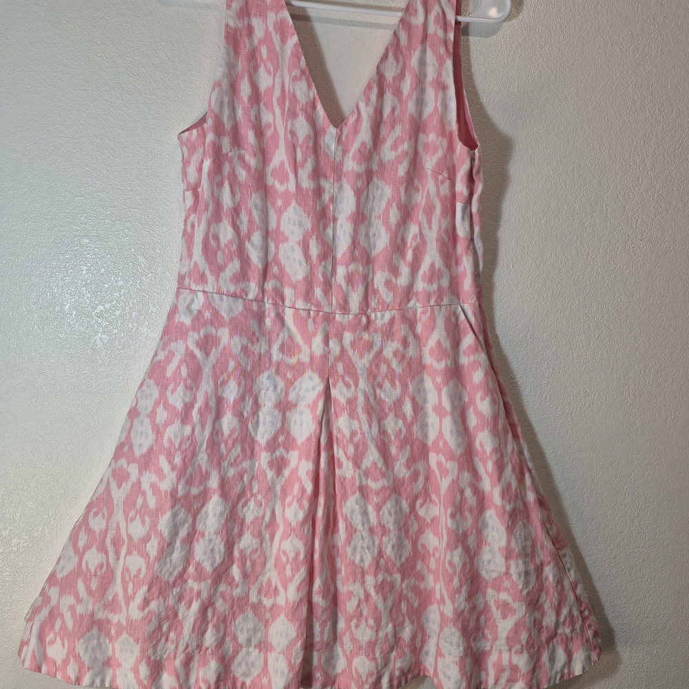 GAP Pink and White Patterned Kids Dress